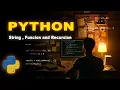 Python Tutorial String Function Recursion Chapters Python course