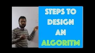 Algorithm Design Analysis Process What are the steps to design an algorithm
