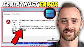 Startup Error Fix Windows Script Host VBScript Error 2026