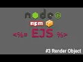 Node Module EJS Share information with Header and Object Render