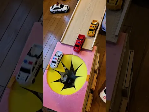 Various Size of  Police Car Drive #パトカー #おもちゃ #toys #minicar
