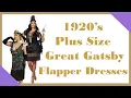 1920s Plus Size Great Gatsby Flapper Dresses