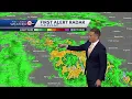 Kansas City seeing widespread downpours on radar Tuesday afternoon thunderstorms possible