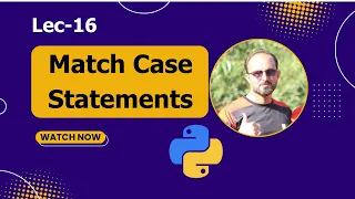 Match Case Statements in Python Python For Beginners - Lec 16