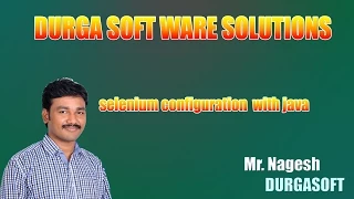 selenium configuration with java by Nagesh