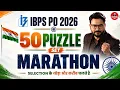 IBPS PO 2026 Reasoning Puzzle Marathon 50 Important Puzzles Saurav Sir