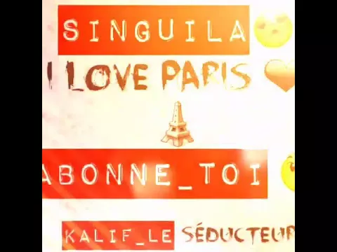 Download MP3 Singuila-i-love-paris #lyrics kalif Kalash ADN