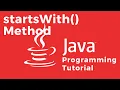 How To Check Whether A Given String Starts With A Specified Prefix Using The startsWith Method