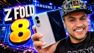 Samsung Galaxy Z Fold 8! 😱 Vale Tudo ISSO?! Todos os Detalhes e Primeiras Impressões