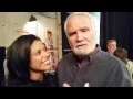 SOAPS COM ON SET B B s Karla Mosley and John McCook