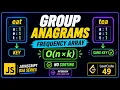 Group Anagrams Frequency Array O n k Interview Follow-up JavaScript