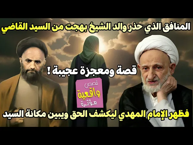 ⁣قصة المنافق الذي حذر والد الشيخ بهجت من السيد القاضي فظهر الإمام المهدي ليكشف الحق ويبين مكانة السيد
