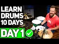 Drums Lesson 1 - Absolute Beginner Start Here Free 10 Day Starter Course