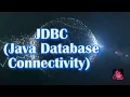 Java topic JDBC part 1
