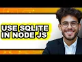How to Use Sqlite in Node Js - Step by Step