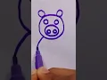 Download Lagu One circle one circle one big circle 🤩how to draw pig 🐷#shorts #tiktok #viral #viralshorts #asmr