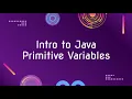 Java Introduction to Variables
