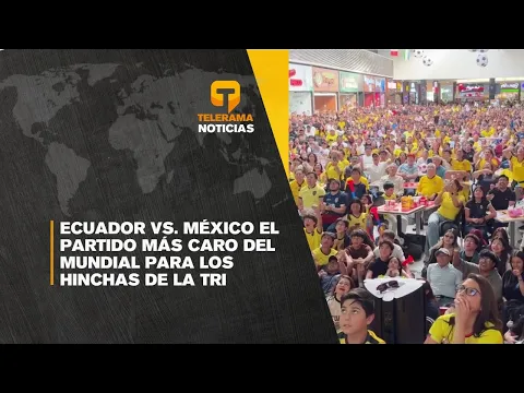 Ecuador vs. México el partido más caro del mundial para los hinchas de la tri