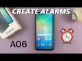 How To Set Alarm On Samsung Galaxy A06