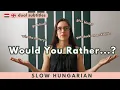 Download Lagu Would You Rather...? -  slow Hungarian with subtitles
