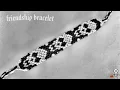 Halloween skulls friendship bracelet braceletbook