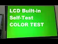 How to Run LCD Built-in Self-Test BIST on Dell Laptop Test LCD Display Color