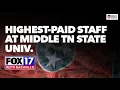 FOX17 Highest-Paid Employees at Middle Tennessee State University