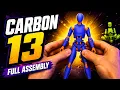 Carbon 13 Full Assembly 3D Printed Action Figure Build