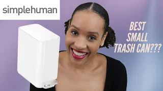 Simplehuman Slim Step Trash Can 5L White