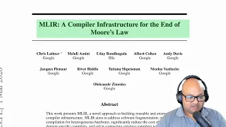 Read a paper Multi-level Intermediate Representation MLIR