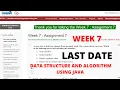 NPTEL Data Structure And Algorithms Using Java WEEK 7 Quiz Assignment Solutions July 2022