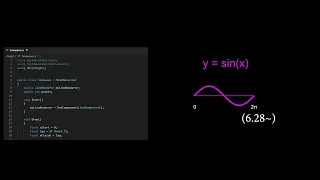 How to draw a Sine Wave in Unity with Line Renderer
