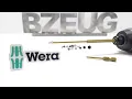 Wera reduced slim shank bits compared to Japanese VESSEL brand reduced shank bits