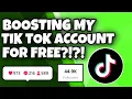 I USED FREE WEBSITES TO GET LIKES AND FOLLOWERS ON TIK TOK NO HUMAN VERIFICATION 2025