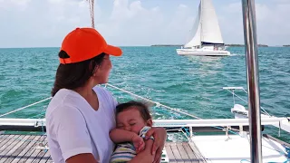 Buddy Sailing with a CLASSIC CATAMARAN – Ep 119 Sailing Luckyfish