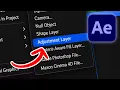 How to Easily Add an Adjustment Layer in After Effects