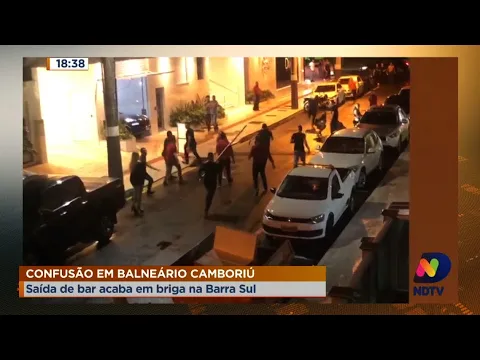 Saída de bar acaba em briga em Balneário Camboriú