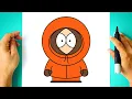 How to DRAW KENNY MCCORMICK - South Park