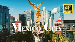 Download Capital \u0026 Largest City of Mexico, CDMX, Mexico City 🇲🇽 in 4K ULTRA HD 60FPS Video by Drone MP3