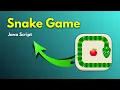 ASMR Coding How to make a snake game using HTML CSS JS No Talking