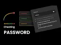 Password Validation Using JavaScript HTML and CSS