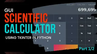 Scientific GUI Calculator using Tkinter in Python Part 1 Python Project Project Guru