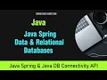 A Journey into Java Spring Data for Working with Relational Databases Java Data Access Layer