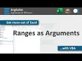 Accepting a Range in Excel UDF - Excel VBA