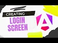 Angular PrimeNg - Creating a Login Screen