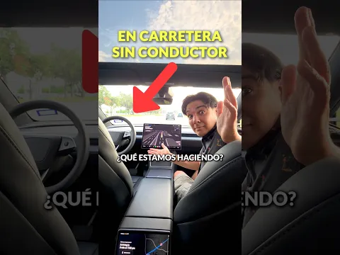 PROBAMOS EL TAXI de TESLA!!! Nadie maneja...
