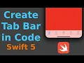 Swift Create Tab Bar Controller Programmatically Swift 5 Xcode 11 - 2020 iOS