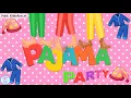 Pajama Party Theme Invitation Kitty Party Invitation KittyFun Invitation