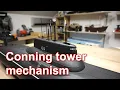 Periscope conning tower mechanism in a RC submarine