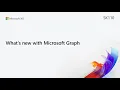 MS Build SK110 What s new with Microsoft Graph